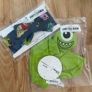Little Sleepies BUNDLE Monster Inc. Luxe Bow Headband & Mike Lovey